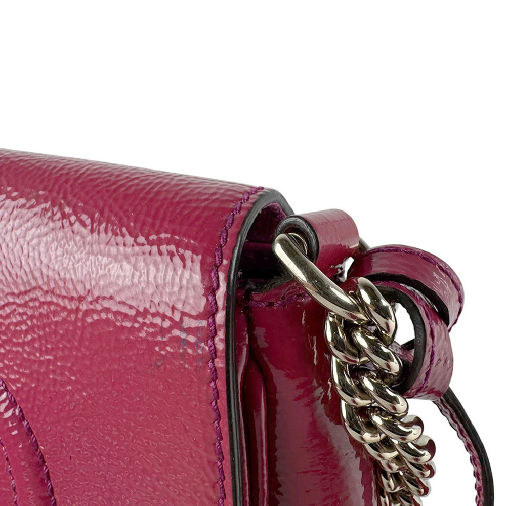 GUCCI Pink Leather Shoulder Bag - Picture 7 of 14